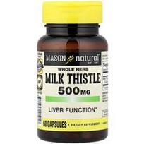 Mason Natural, Pieno usnis, visa žolė, 500 mg, 60 kapsulių