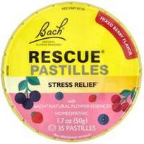 Bach, „Rescue®“ pastilės, streso mažinimas, mišrių uogų skonio, 35 pastilės