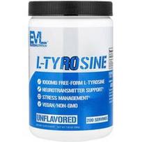 EVLution Nutrition, L-tirozinas, be skonio, 200 g