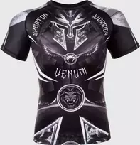 Venum Gladiator 3.0 marškinėliai (rashguard), trumpomis rankovėmis, juodi/balti