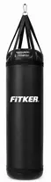 Bokso maišas Fitker PRO su diržais, PVC, juodas
