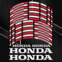 Honda motociklų ratlankių lipdukai universalus