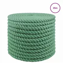 Džiuto virvė 20 mm Žalia 100% Tossa jutas