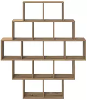 Sieninė lentyna Artisano ąžuolo 120 x 20 x 136 cm