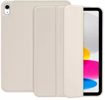 Dėklas knygutė skirtas iPad 11 - 2025 11", iPad 10 - 2022 10.9" - Smėlio spalvos