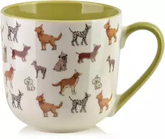 Affek Design NOAH Puodelis 410ml 9,5x13x9,5cm pieski