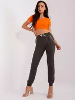 Sportinės kelnės - RV-DR-8545.02P - tamsi chaki
