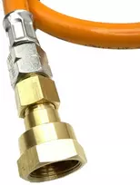 LPG aukšto slėgio žarna 1,5 m su 35 mm Jumbo Clip-On adapteriu, W20 RH, 4kg/h (236 tipas)