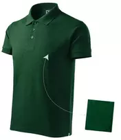 Malfini Medvilninis Marškinėliai Polo MLI-212D3 Tamsiai Žali