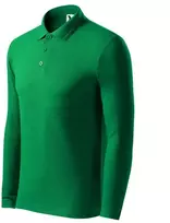 Malfini Pique Polo LS M MLI-22116 žali polo marškiniai