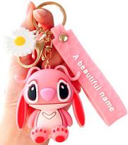 Meškiuko raktų pakabukas Angel Stitch rankinės raktams