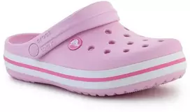 Pink CROCS Crocband Clog K Ballerina Rožinė 207006-6GD šlepetės