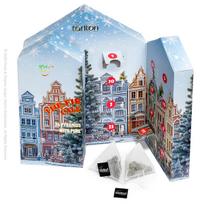 Kalėdinis arbatos Advento kalendorius «Pirmasis Noelis» su 24 piramidės arbatos maišeliais, Tarlton, 24x2g