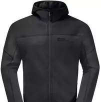 Polarinis džemperis su gobtuvu vyrams Jack Wolfskin Hirschberg Hooded FZ M 1710881-6000