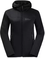 Polarinis džemperis su gobtuvu Jack Wolfskin Hirschberg Hooded FZ W 1710871-6000