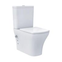 Kompaktiškas tualetas „BIEN Ronin Square“ su bidė funkcija – 81,5 × 35 × 62,5 cm, baltas