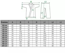 Karate kimono Masters kyokushinkai 8 uncijos - 140 cm NAUJAS 06194-140