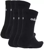 adidas Linijinės Vidutinio Aukščio Kojinės su Amortizacija, 6 poros, juodos JL6094