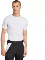 Vyriški adidas Techfit marškinėliai trumpomis rankovėmis balti JP4675