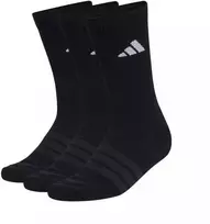 adidas Paminkštintos Sportinės 3 poros Kojinės Juodos KC9626