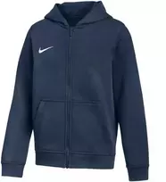 Nike Park 26 Fleece Džemperis su gobtuvu ir pilnu užtrauktuku vaikams, tamsiai mėlynas IB1232 410