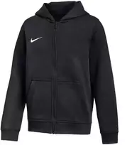 Nike Park 26 Fleece džemperis su gobtuvu ir pilnu užtrauktuku, vaikiškas, juodas IB1232 010