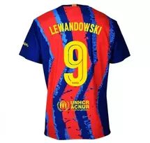 FC Barcelona Robert Lewandowski marškinėlių ir šortų rinkinys jaunimui 2025/26 BC59EL