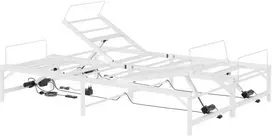 Lova Elektrinis reguliuojamas lovos rėmas Balta 150 x 200 cm Plienas