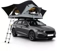 Juskys Automobilio stogo palapinė Lago 120x210 cm juoda/pilka