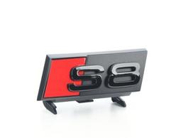 "Audi S8" užrašas Juoda emblema Logotipas Radiatoriaus grotelės originalios 4N0071805