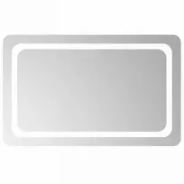 LED vonios veidrodis Skaidrus 80 x 50 cm grūdintas stiklas