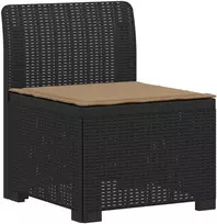 2-Vietis Sodo Sofas su Pagalvėlėmis, Atrodo kaip Ratano