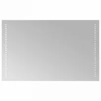 LED vonios veidrodis Skaidrus 80 x 50 cm grūdintas stiklas