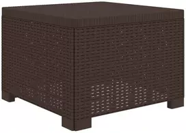 3- vietis Sodas Sofas Ratanas 3 vietos PP Ruda