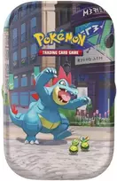 The Pokemon Pokemon TCG: Mega Evolution - Lumiose City Mini Tin - Feraligatr & Budew