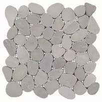 Akmeninės plytelės Taupe 30 x 30 cm Upės akmuo