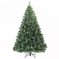 Dirbtinė Kalėdų eglutė su 300 LED Žalia 210 cm PE ir PVC