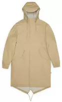 Kepurė Rains Unisex Fishtail Parka W3 18140 24 SMĖLINĖ Lietaus Paltai