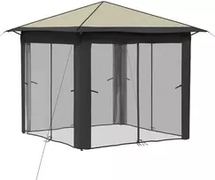 Paviljonas su 4 šoninėmis sienomis 2,6 x 2,6 m
