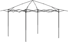 Paviljonas su 4 šoninėmis sienomis 3,3 x 3,3 m