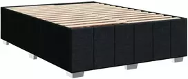 Lova LED lovos čiužinys su LED apšvietimu Juoda 160 x 200 cm Audinys