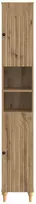 Vonios spintelė su atvira lentyna ALKMAAR Artisano ąžuolo