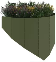 Vejo kraštas 4 vnt. 100 x 45 cm Plienas Alyvuogių žalia