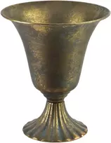 Mondex Since 1986 VIOLA Dekoratyvinė vaza 20x12x23,5 cm metalinė taurė