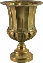 Mondex Since 1986 VIOLA Dekoratyvinė metalinė vaza 26,5x26,5x37 cm