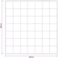 90% žąsies pūkų antklodės komplektas FULDA 3 vnt. 200 x 200 cm