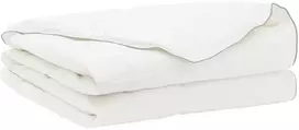 Antklodė FULDA 240 x 260 cm Vasara 100 GSM 90% žąsų pūkai Balta
