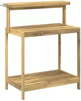 Lauko vazonų stalas 86,5 x 48,5 x 106 cm Balta