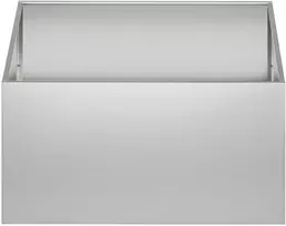 Sodo vazonas Sidabrinė 80 x 80 x 40 cm Galvanizuotas plienas