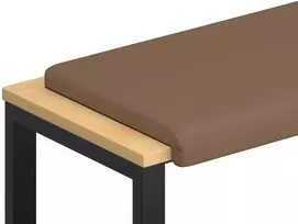 Suoliuko pagalvė Dirbtinė oda Kapučino Gylis 35 cm